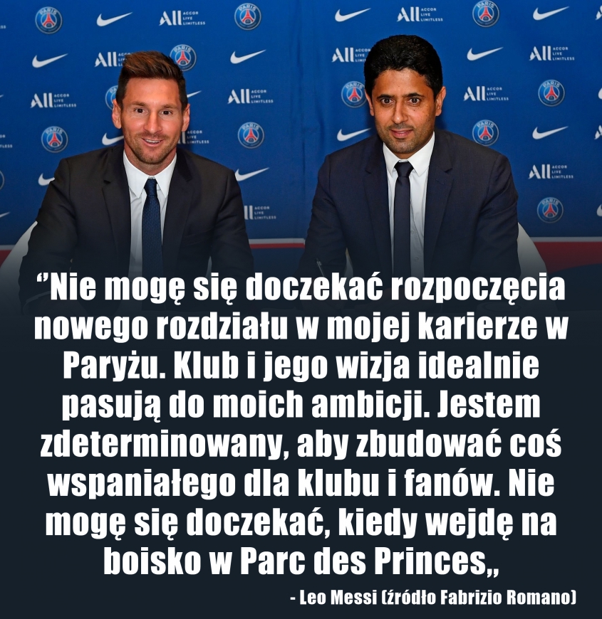 SŁOWA Leo Messiego po dołączeniu do PSG!